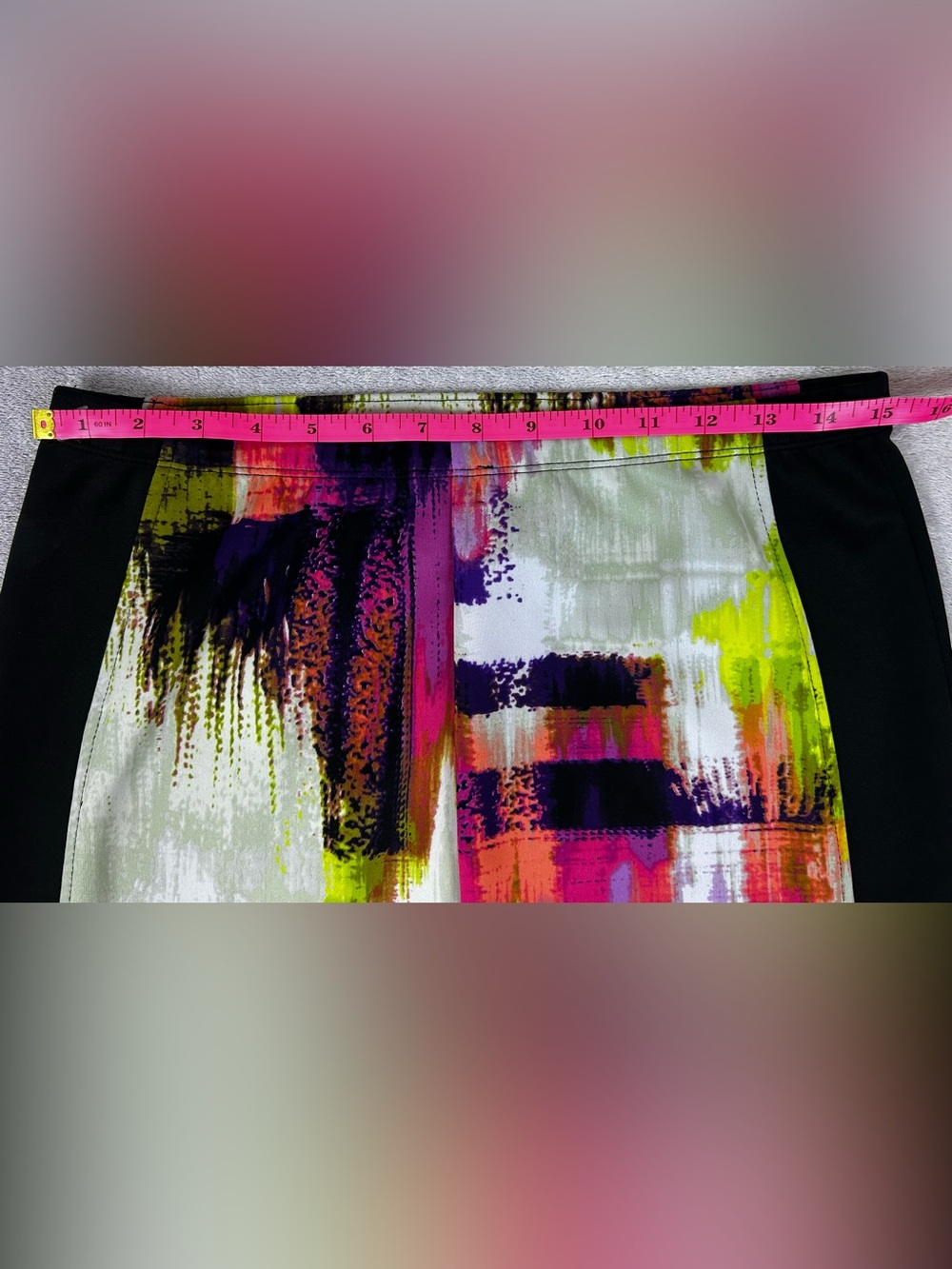 Rabbit Rabbit Rabbit Abstract Colorblock Pencil Skirt Size M - Picture 4 of 7